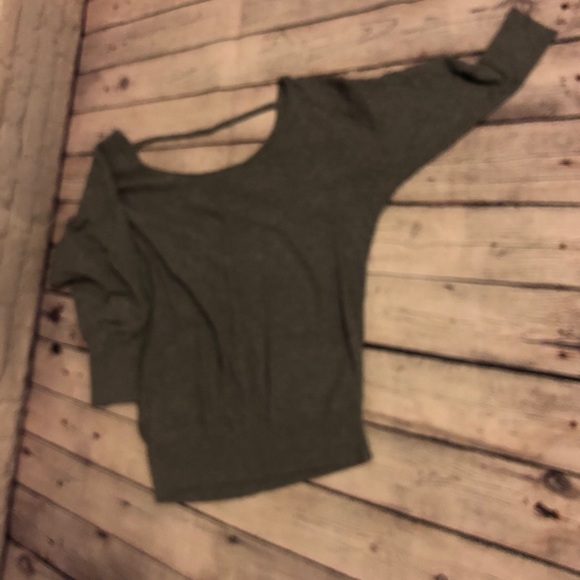 Guess size sm grey cotton sweater - Picture 2 of 6